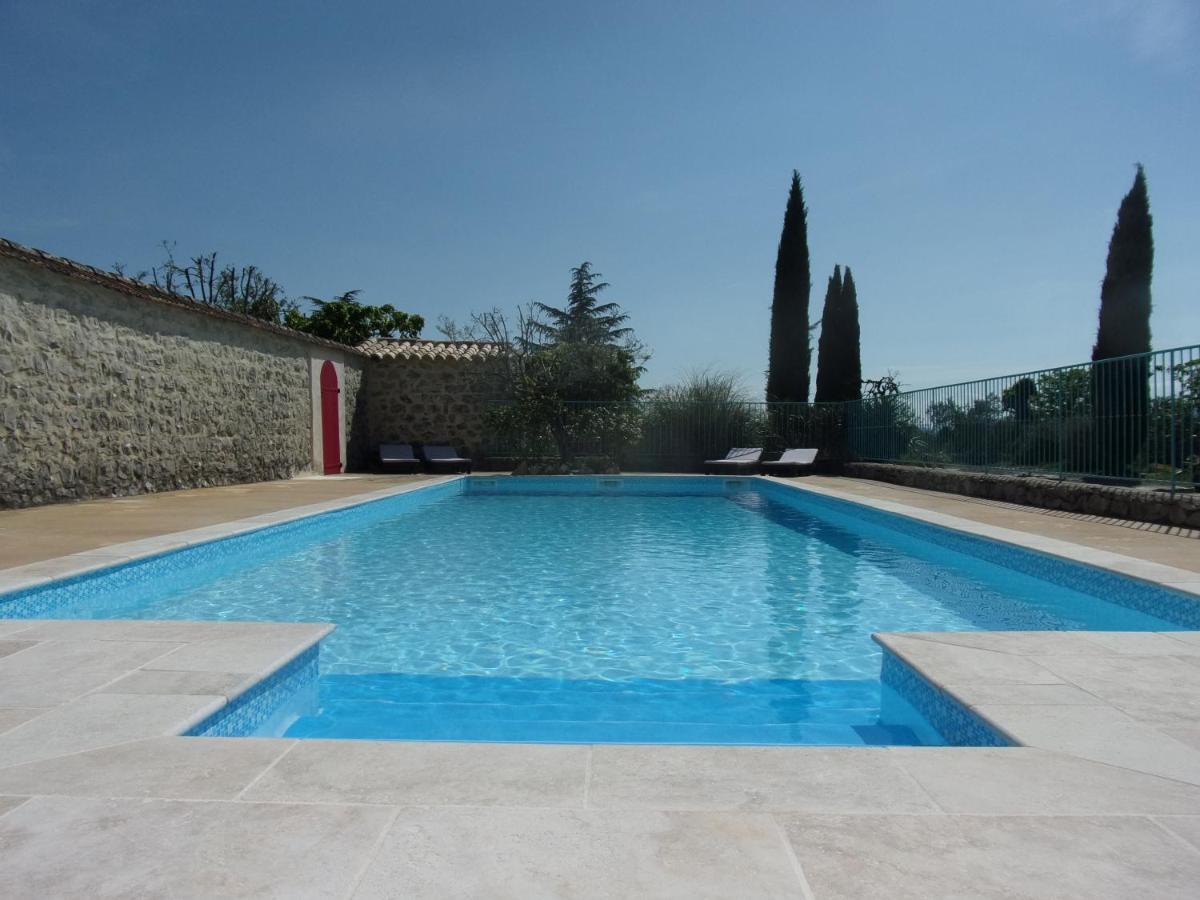 Gite De Charme La Feniere Dans Mas En Pierres, 3 Ch Au Calme, 80M2, Nature, Respect De L'Environnement, Piscine Chauffee, Sud Ardeche Joyeuse Exterior photo